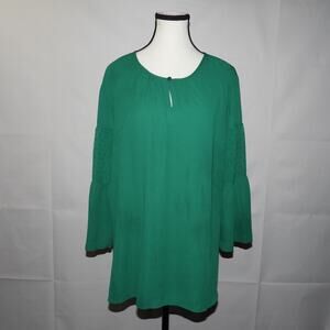 Van Heusen Green Blouse womens size XL